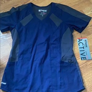 Greys Anatomy spandex scrub top
